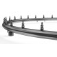 Astral Ring 6216, Ø 2,16 m, фонтанное кольцо из нерж. стали