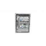 Шкаф управления насосом до 2,0 кВт/220В и подсветкой RGBW/RGB 250Вт/24В (вводное УЗО, автомат насоса