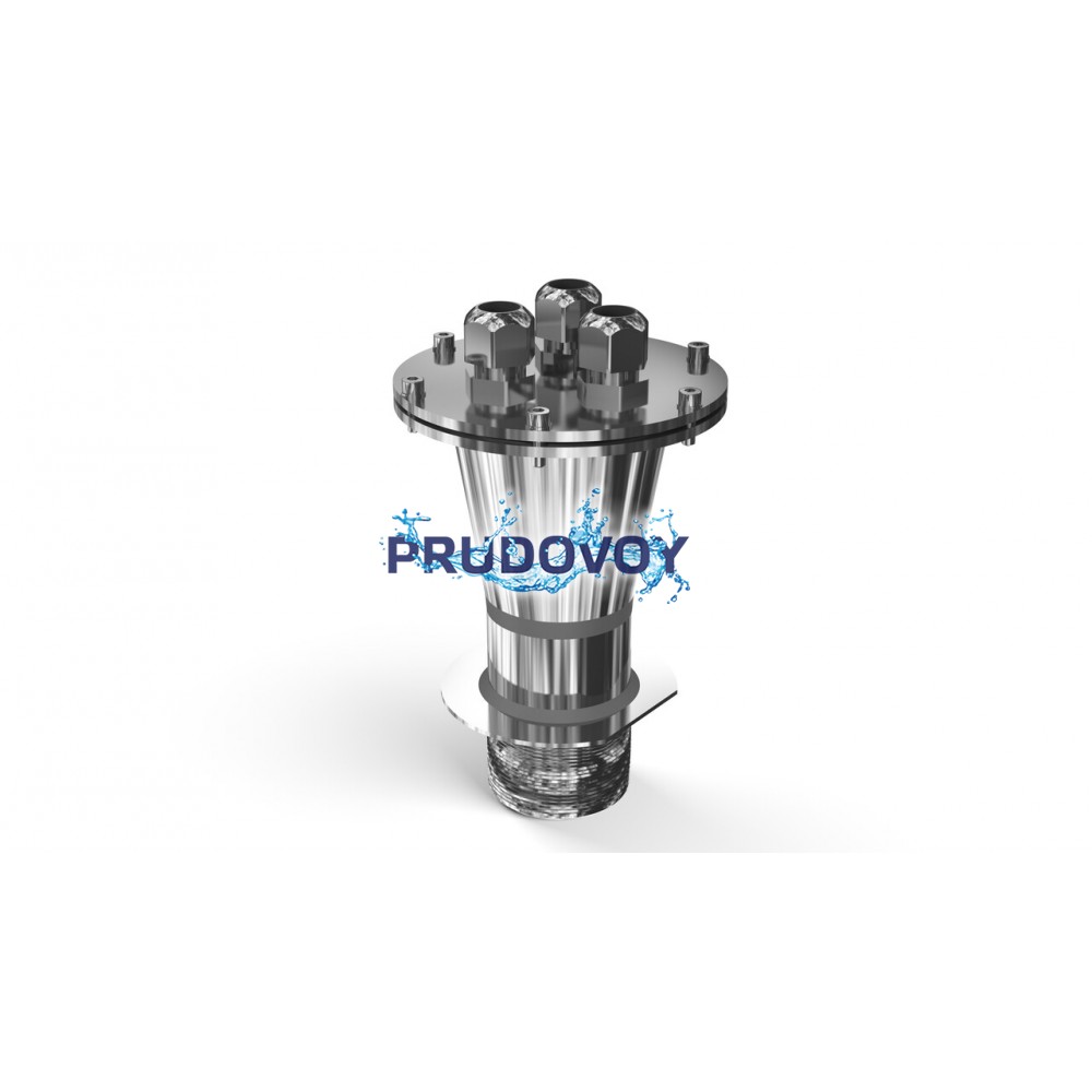 Кабельный ввод прямой 2", 3x