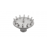 Crown Fixed Danube chrome 2½", 1*8mm + 12*8mm, Фонтанная насадка многоуровневая