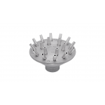 Crown Fixed Mississippi chrome 2½", 6*8mm + 12*8mm, Фонтанная насадка многоуровневая