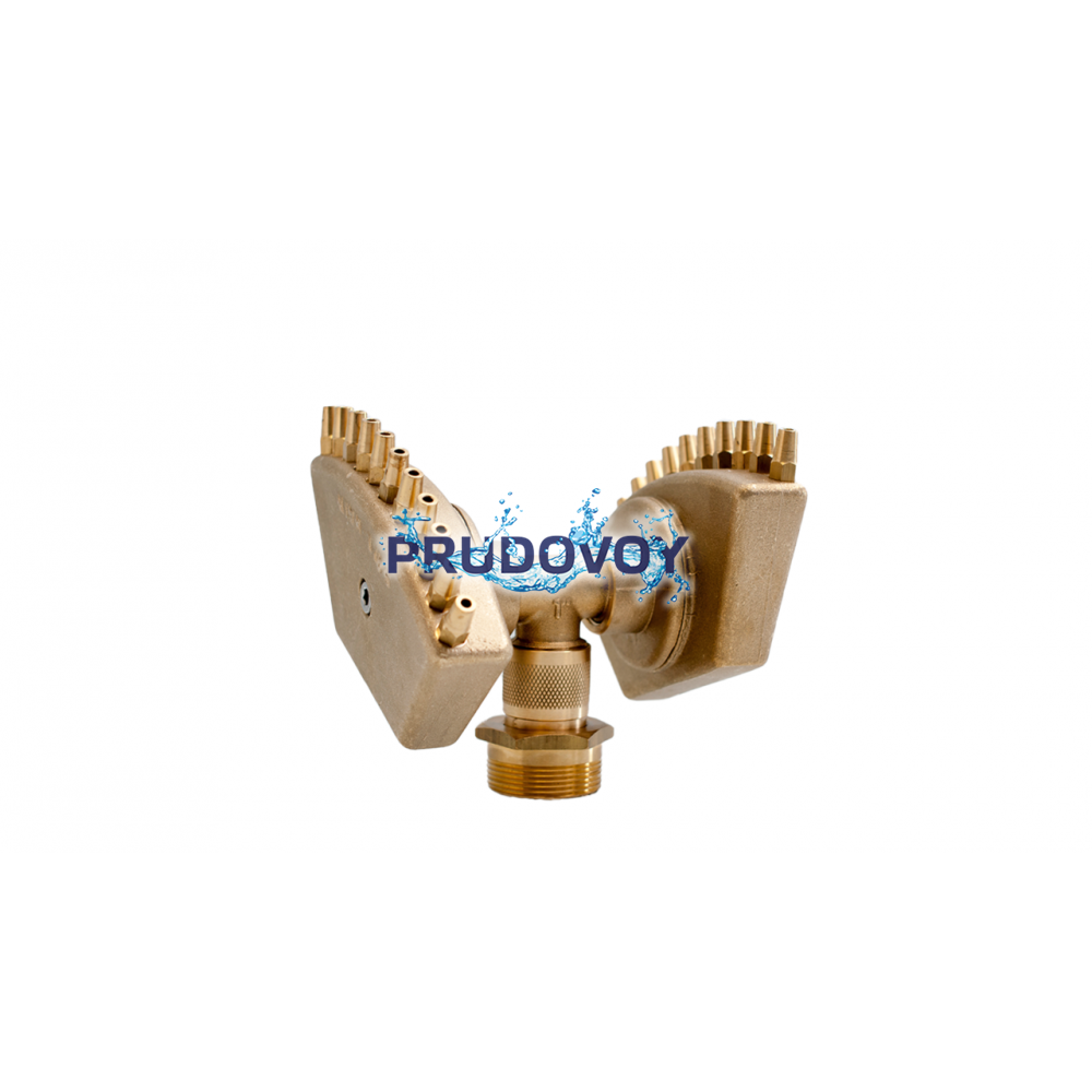 Rotary Double Fan 1½", 22*4mm, насадка фонтанная ротационная