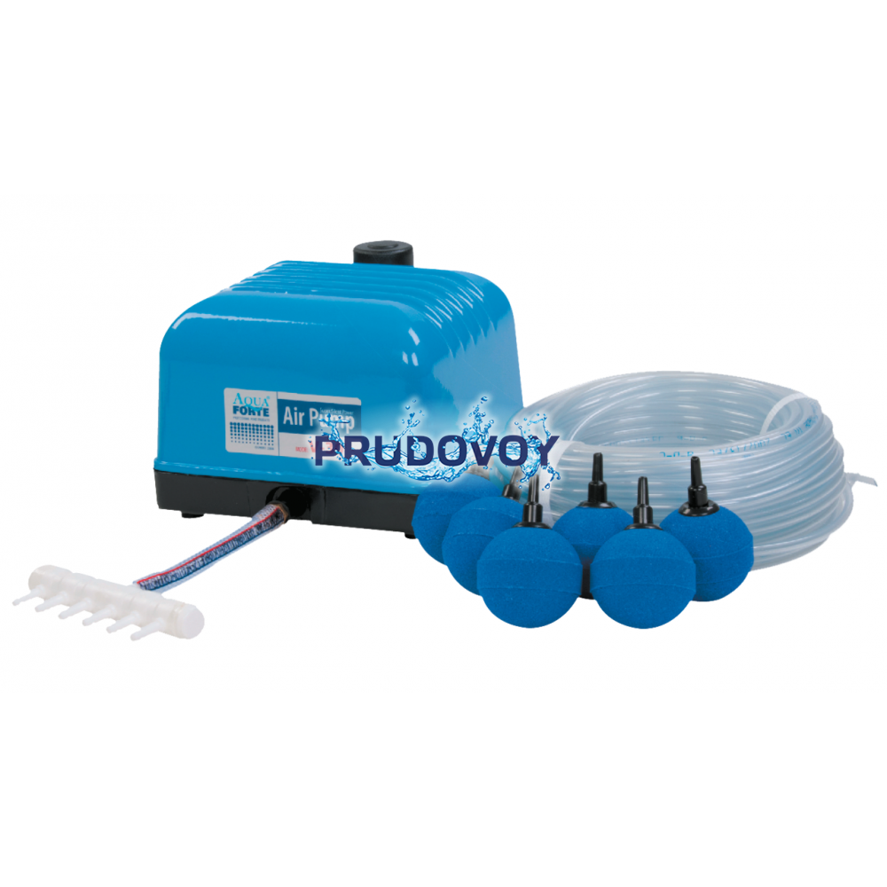 Air pump set V-20 (SC403) Аэратор для пруда в комплекте с рассеивателями и шлангом