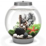Аквариум biOrb Classic 15 MCR silver, объём 15л., цветная светодиодная подсветка, цвет