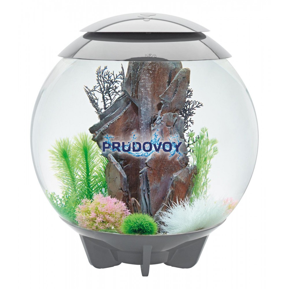 Аквариум biOrb HALO 30 LED moonlight grey, объём 30л., цвет серый