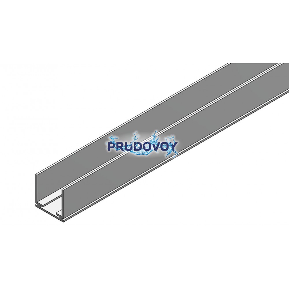 Низкий профиль крепления светодиодной ленты River Frontal длиной 1 метр, в комплекте клипсы (5 шт.)