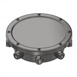 Распаячная подводная коробка круглая 8x7-14мм