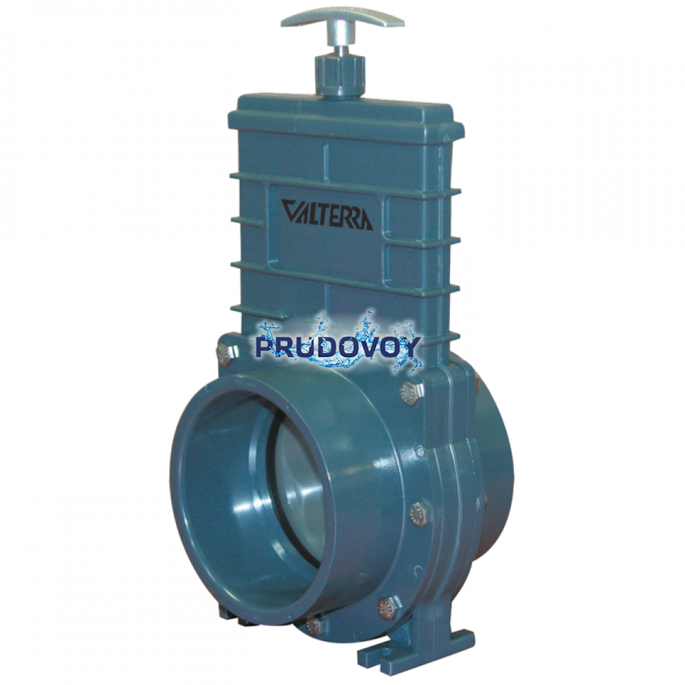 Задвижка с нержавеющей заслонкой, 110 мм