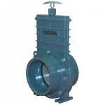 Задвижка с нержавеющей заслонкой, 110 мм