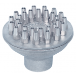 Насадка для фонтана пенная хромированная Foamy Column chrome 1¼", 30*6мм