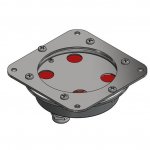 Светильник подводный для фонтана Astral Optima Modul RGBW 16W/24V/DC/4K-4LED/(9...12)mm