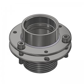 Шаровое соединение для фонтанной насадки 2"