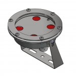 Светильник подводный для фонтана Astral Optima DMX RGBW 16W/24V/DC/4LED/(9...12)mm