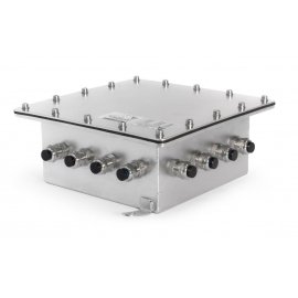 Распаячная подводная коробка квадратная 10x5-14мм