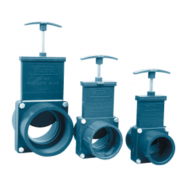 Задвижка с пластиковой заслонкой, 75 мм