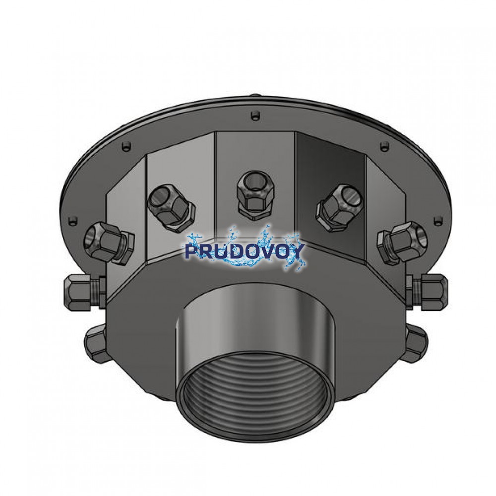 Резьбовая распаячная подводная коробка 4" (внутр. резьба), 12x10-14мм