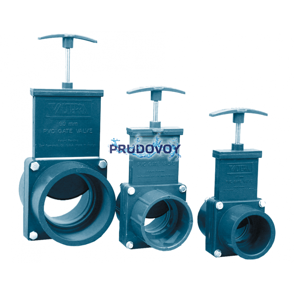 Задвижка с пластиковой заслонкой, 50 мм