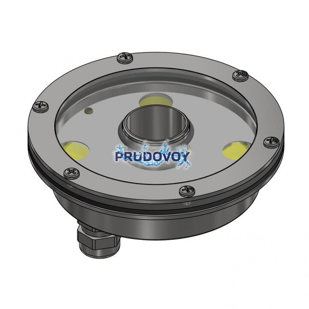 Светильник фонтанный кольцевой с отверстием Astral Disc DMX RGBW 16W/Ø38mm/24V/DC/4K-4Led/(9...12)mm