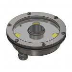 Светильник фонтанный кольцевой с отверстием Astral Disc DMX RGBW 16W/Ø38mm/24V/DC/4K-4Led/(9...12)mm