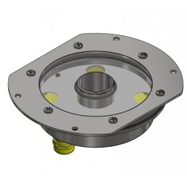 Светильник фонтанный кольцевой с отверстием Astral Disc Modul RGBW 16W/Ø38mm/24V/DC/4K-4Led/(9...12)mm