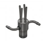 Насадка фонтанная ротационная Astral Pirouette 1½", 4x6 мм