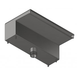 Излив водопада для фонтана и пруда с несъемной верхней крышкой Astral Waterfall S4 30, 30 см