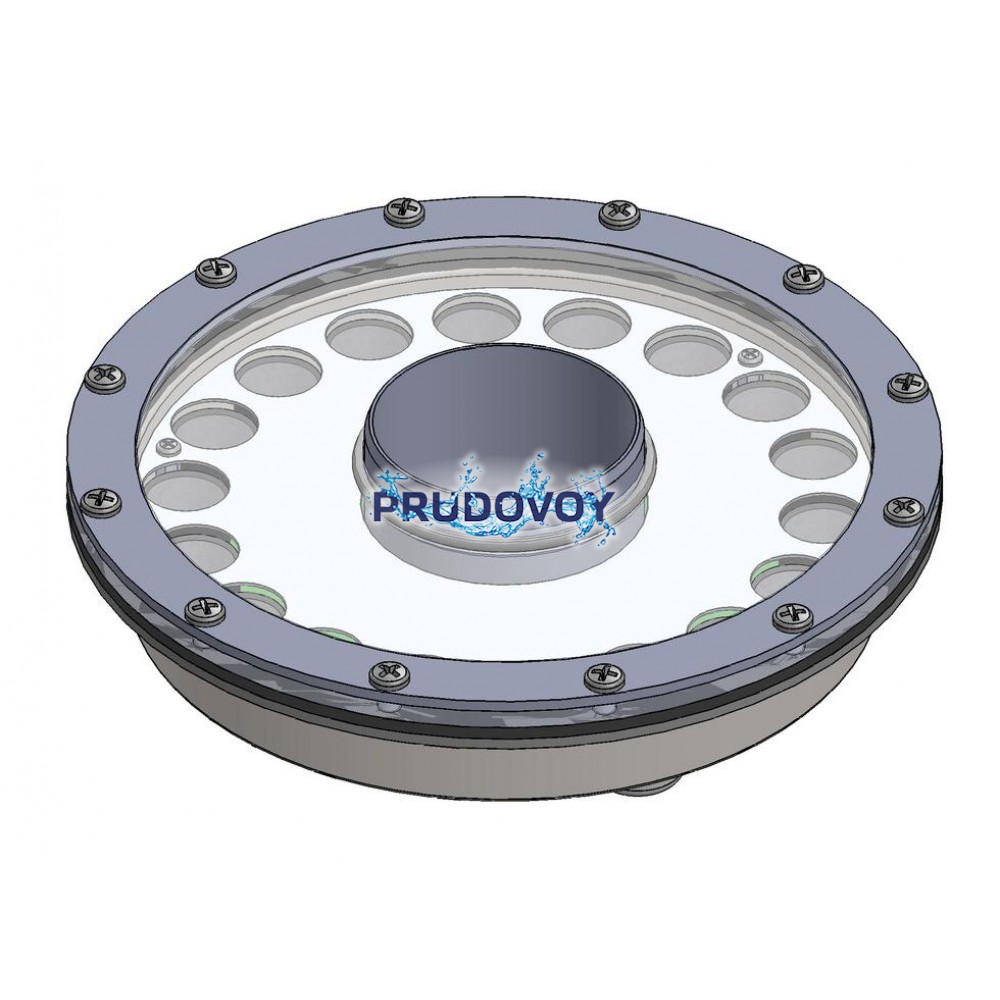 Светильник фонтанный кольцевой с отверстием Astral Corona 45W/Ø66mm/24V/DC/18Led/Cable 2,0 m