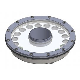 Светильник фонтанный кольцевой с отверстием Astral Corona 45W/Ø66mm/24V/DC/18Led/Cable 2,0 m