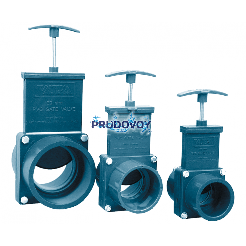 Задвижка с пластиковой заслонкой, 90 мм