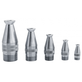 Насадка для фонтана с эффектом туманного разбрызгивания Spraying Jet 1", Ø10 мм, хромированная латунь