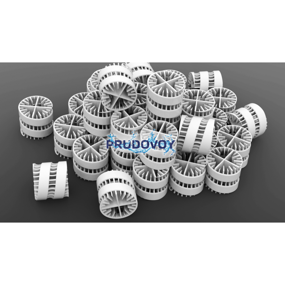 Фильтрационный материал "био-цилиндр" Biocarrier Helix Plus, 100 л