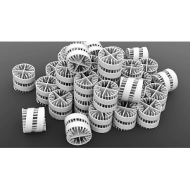 Фильтрационный материал "био-цилиндр" Biocarrier Helix Plus, 100 л