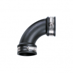 Угол 90° резиновый соединения трубопроводов прудового оборудования, 3", Ø90мм