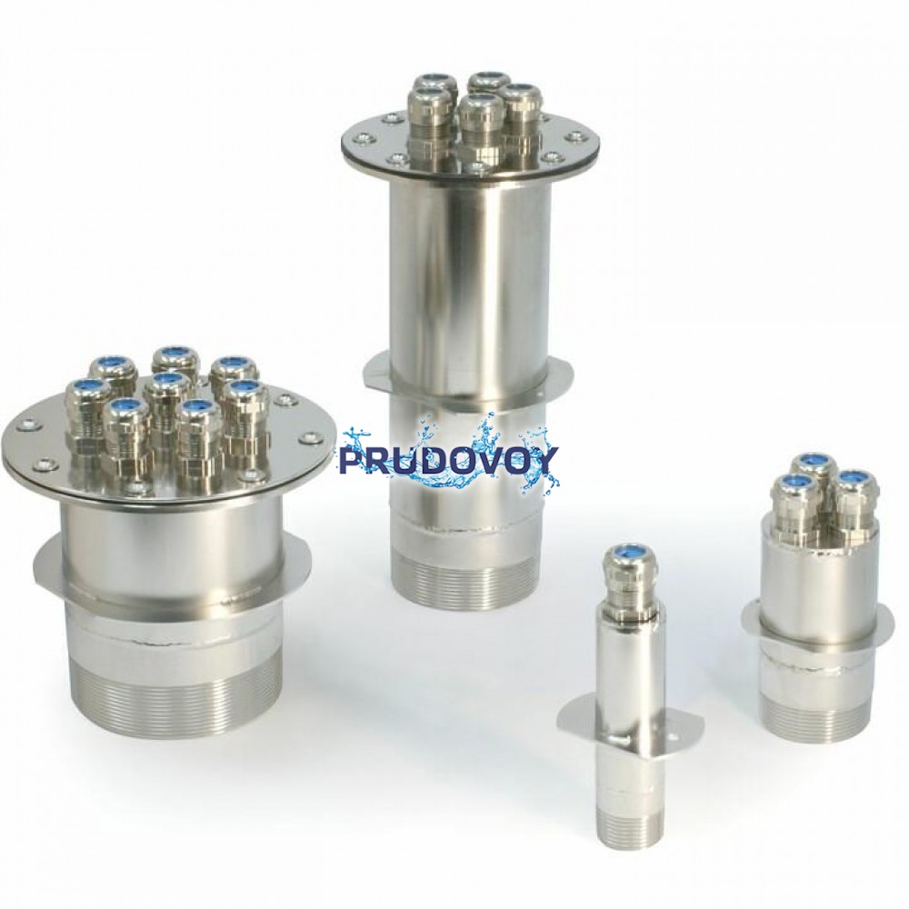 Подводный кабельный ввод прямой 2", 3x5-14мм