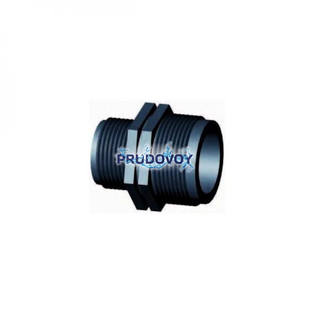 Ниппель переходной 1½" (нар. резьба) - 1¼" (нар. резьба)