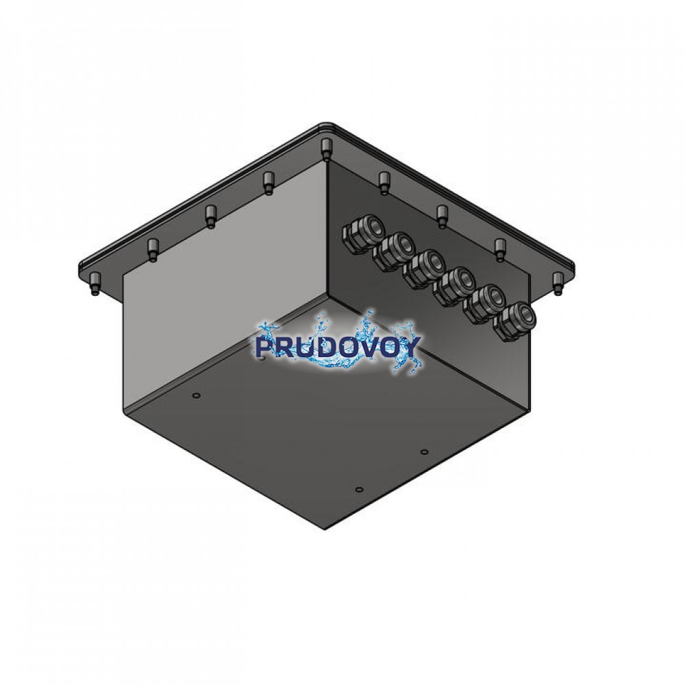 Распаячная подводная коробка квадратная 7x10-14мм