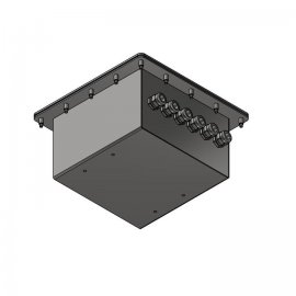 Распаячная подводная коробка квадратная 7x10-14мм