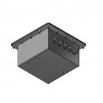 Распаячная подводная коробка квадратная 10x10-14мм