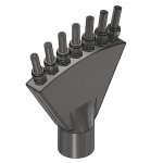 Насадка фонтанная веерная Astral Finger 2", 7*10 мм