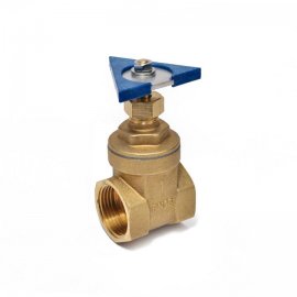 Задвижка для фонтана полнопроходная с ручкой из нержавеющей стали для подводного монтажа 1"