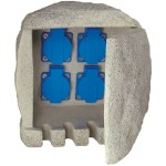 Садовая розетка с декорацией под камень CSB-104 (CSB-104)