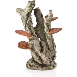 Декоративная фигура "Гриб на бересте", fungus on bark ornament