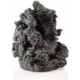 Декоративная фигура "Черный минерал", mineral stone ornament black