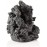 Декоративная фигура "Черный минерал", mineral stone ornament black