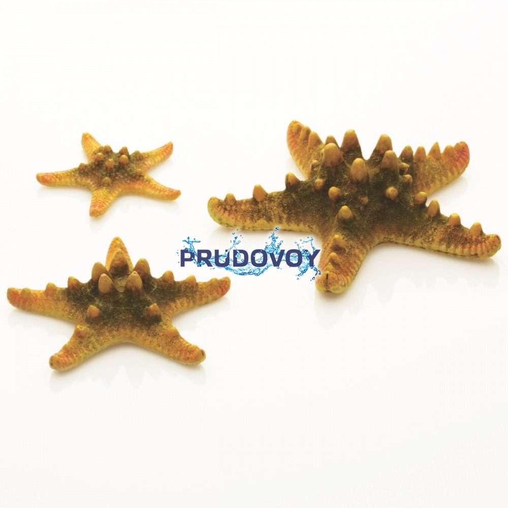 Набор жёлтых морских звезд, Starfish set 3 yellow (46135)