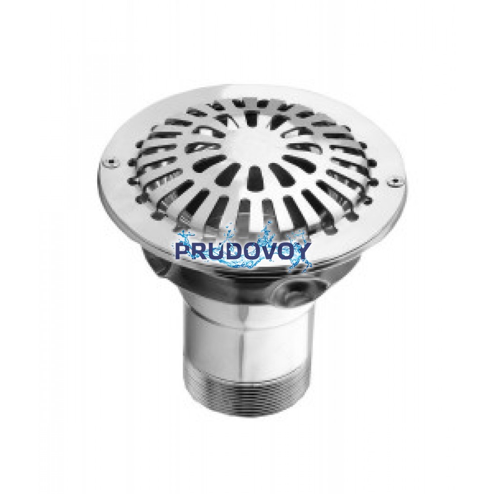 Floor drain with Strainer OE-250, Донный слив с решеткой