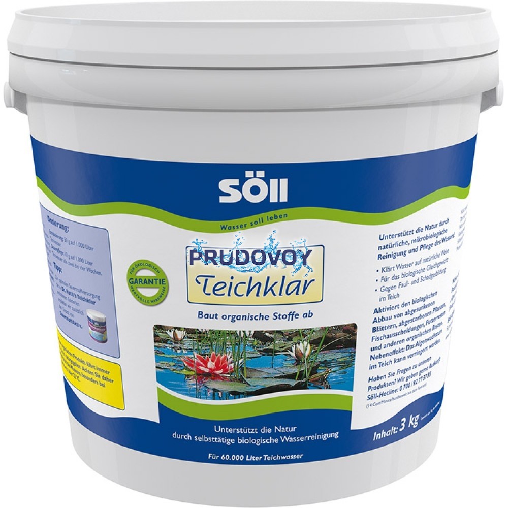 Teichklar  3,0 кг (на 60 м³) Средство для осветления воды