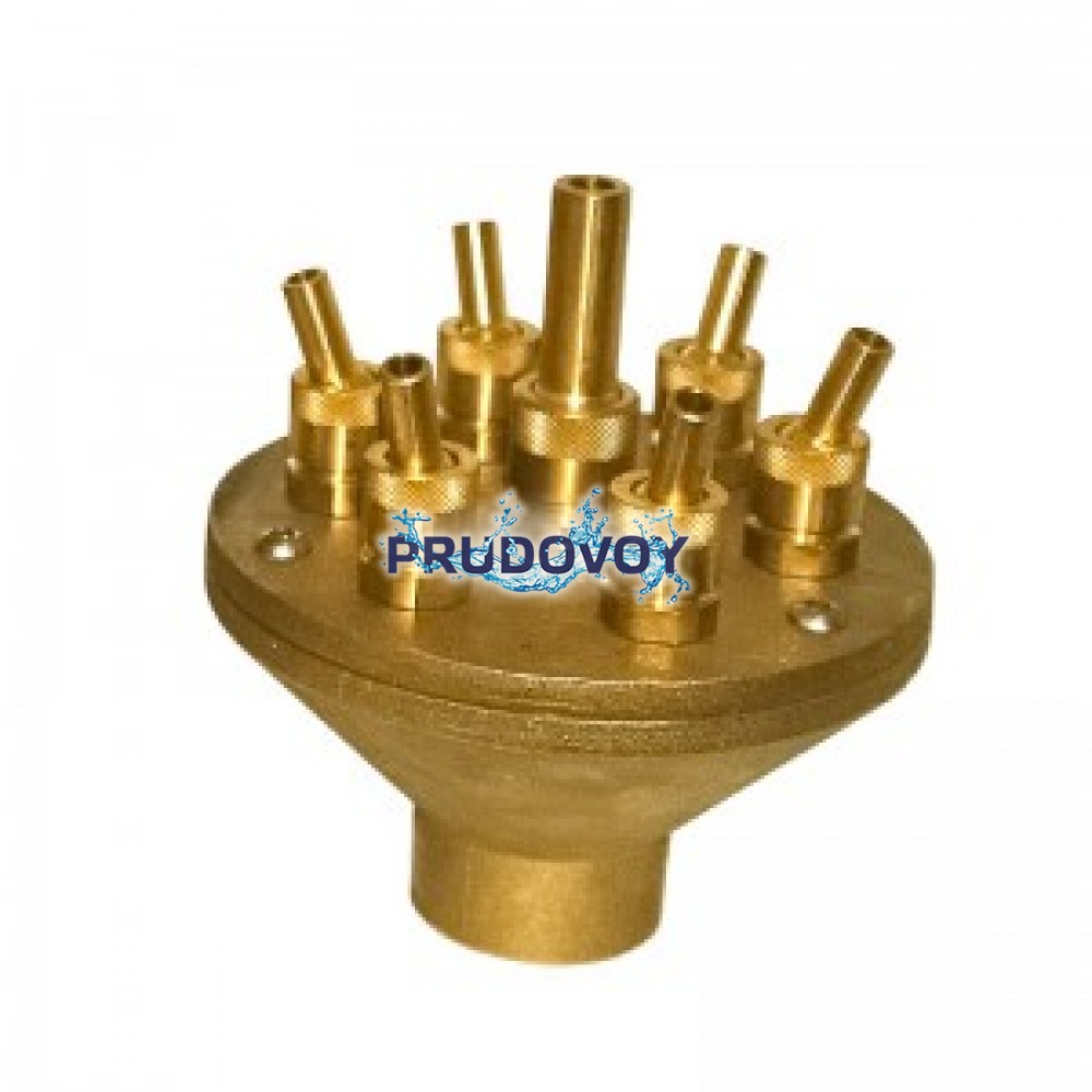 Crown special 1 1/4", Фонтанная насадка, бронза/латунь