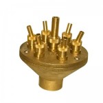 Crown special 1 1/4", Фонтанная насадка, бронза/латунь