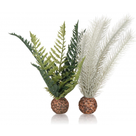 Набор декор. растений "Папоротник и чертополох серый/зеленый","Тhistle fern grey/green S " 